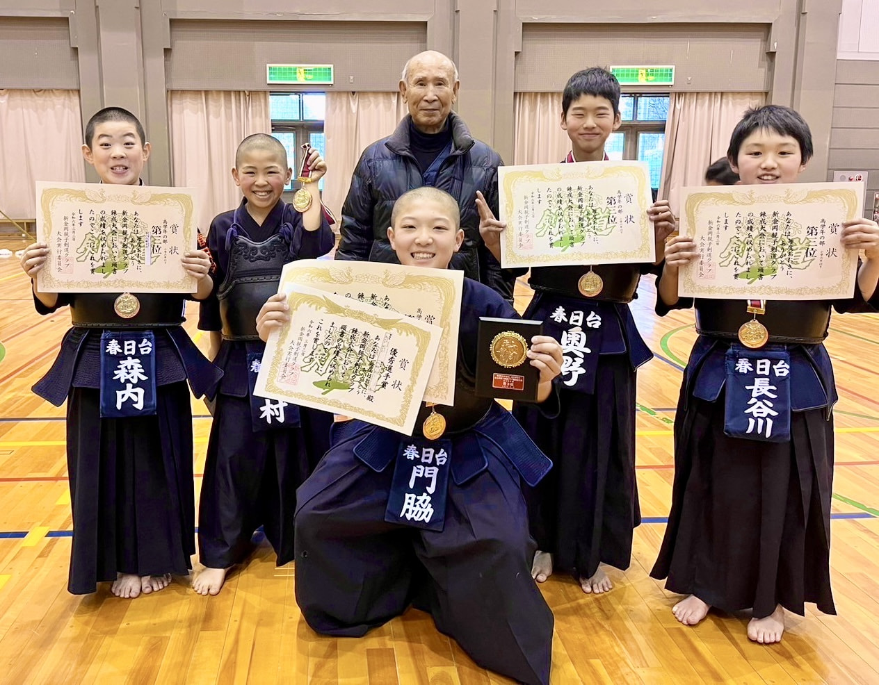 新金岡親子剣道クラブ練成会に参加しました。