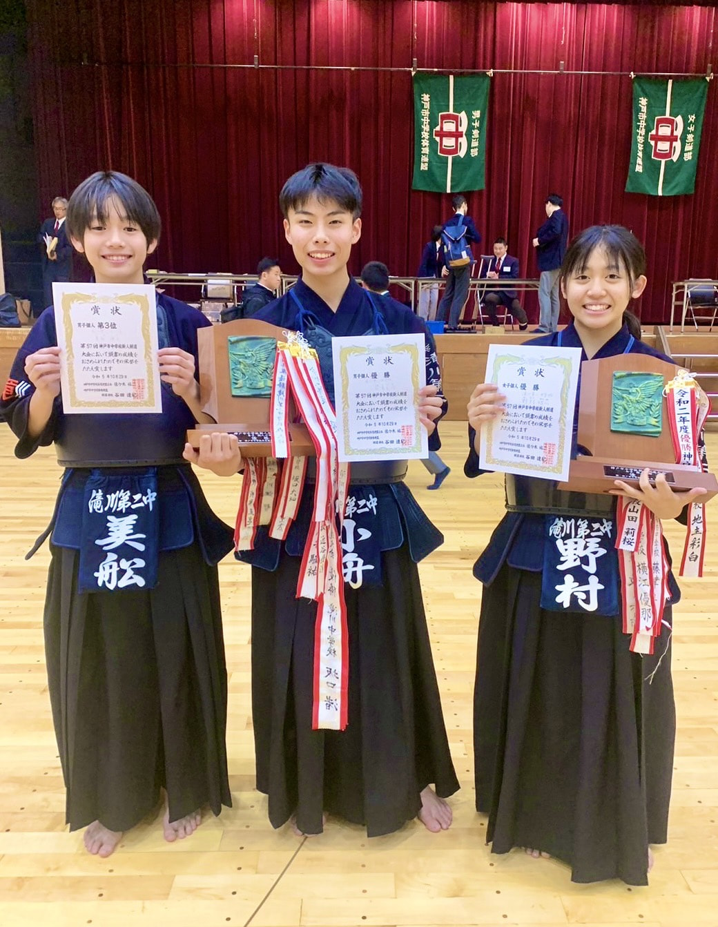 令和5年度神戸市中学校剣道新人大会に参加しました。